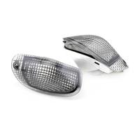 Cubierta De La Lente De La Luz Direccional Delantera De Motocicleta para Kawasaki ZZR 1100 D ZZR1100D Carcasa De La Luz Intermitente. Indicadores De Giro(Fumar,X-1)