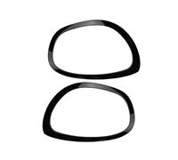 Cubierta De La Lente Del Faro Para BMW Para Mini Para Cooper Para Countryman F60 2015-2019 Embellecedor Faro Delantero Negro Brillante Embellecedor Bisel Lámpara