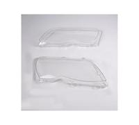 Cubierta De La Lente Del Faro Para BMW Serie 3 E46 318i 320i 325i 4 Puertas Sedán 2002-2005 1 Par Cubiertas Lentes Luz Faro Coche Cubierta De Lámpara De Faro