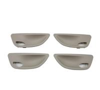 Cubierta de la manija de la puerta interior Embellecedor Manija Puerta Izquierda Derecha Coche 2 O 4 Unidades Para Serie 5 F10 F11 F18 2010-2017 520i 523i 525i 528i(Oyster 4pcs Set)