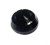 Cubierta de la manija del balancín de la aleación de aluminio para el carrete de Daiwa Fuego, accesorio protector brillante Shell en negro (negro)