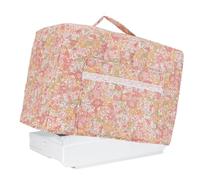 Cubierta De La Máquina De Coser - Cubierta A Prueba De Polvo Protección De La Máquina De Coser | Soporte De Polvo Plegable Con Estampado Floral Boho Con Bolsillo, Protección Rústica Para El Hogar