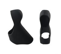 Cubierta de la palanca de cambios de freno de bicicleta de carretera para Ultegra 105 ST-6700 10 velocidad Ciclismo Componente de silicona Set de repuesto (negro)