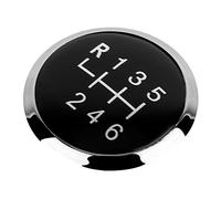 Cubierta de la Perilla de la Palanca de Cambios, Cubierta del Palillo de la Perilla de la Palanca de Cambios de 6 Velocidades del Automóvil Emblema de la Tapa de la Insignia para