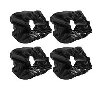 Cubierta de la rueda del cochecito infantil Tela Oxford Ruedas del cochecito de bebé Fundas protectoras Accesorio para silla de paseo a prueba de polvo(Negro L)