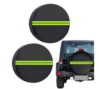 Cubierta de la rueda: protector de borde de neumáticos, cubiertas de volante para automóviles, diseño a prueba de polvo a prueba de sol durante toda la temporada, accesorios automotrices, cubiertas de