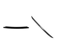Cubierta De La Tira del Difusor Trasero del Labio Divisor Delantero para Fiat para Abarth 595 500 695(Black,Set)