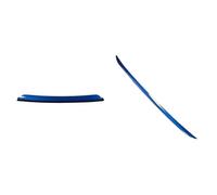 Cubierta De La Tira del Difusor Trasero del Labio Divisor Delantero para Fiat para Abarth 595 500 695(Blue,Set)