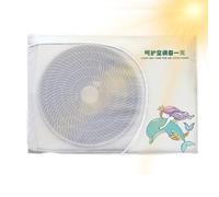 Cubierta de la unidad exterior - Cubierta impermeable gruesa para unidades exteriores | rejilla para disipación de calor Accesorios para toda temporada para el hogar Hotel lugar de trabajo