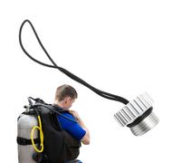 Cubierta de la válvula del tanque de buceo con cuerda, tapa protectora del regulador industrial industrial para cilindros de buceo, protector de válvula de comedor duradero para stock