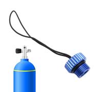 Cubierta de la válvula del tanque de buceo con cuerda, tapa protectora del regulador industrial industrial para cilindros de buceo, protector de válvula de comedor duradero para stock