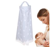 Cubierta de lactancia materna, cobertura de enfermería para la lactancia, Cobertura completa de 360 grados delantal de algodón para mamá lactancia materna, Dosel para el asiento lavable a máquina, d