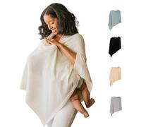 Cubierta de lactancia transpirable para lactancia materna, fundas de lactancia de privacidad, imprescindibles para recién nacidos, ponchy mejorado por Gold Mamas - Arena