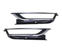 Cubierta De Lámpara Antiniebla Compatible Con VW Para Passat B7 2011 2012 2013 2014 2015 Cubierta La Tapa Faro Antiniebla Parachoques Delantero Rejilla Cromada Negra 56D853666(Pair)