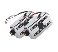 Cubierta de latón cromado guitarra eléctrica pastilla Humbucker bobina división pastilla piezas hermosas y prácticas Juego De Pastillas Para Guitarra Eléctrica(One set)