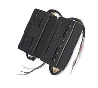 Cubierta de latón negro guitarra eléctrica pastilla Humbucker bobina división pastilla piezas hermosas y prácticas Juego De Pastillas Para Guitarra Eléctrica (Color : One set)
