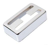 Cubierta de latón tipo H para pastillas Humbucker con integridad estructural consistente (plata)