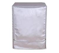 Cubierta de lavadora, a prueba de polvo a prueba de polvo Carga frontal Lavadora Seca Funda protectora impermeable, Cremallera Silver Edge (XL: 58-65 X 60 X 85 cm)
