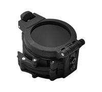 Cubierta de LEC Protective, Cubierta de Protección de la Sombra de Filtro IR Práctica | Protector de lente de luz Flash de anillo resistente al desgaste para Completa, Negro , Se référer au