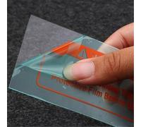 Cubierta de lente de casco de soldadura de PC, paquete de 10 placas de protección transparentes para cascos de soldadura, 4 tamaños (110 x 90 mm, 115 x 95 mm, 114 x 70 mm, 100 x 50 mm) (114 x 70 mm)