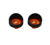 Cubierta de lente de luz de señal de giro para motocicleta Harley Sportster XL Touring Softail Dyna Street Glide FLHX (ámbar negro tobo)