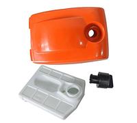 Cubierta de limpiador de filtro de aire con filtro de aire de casillero apto for motosierra Universal 4500 5200 45cc 52cc Sustitución de accesorios