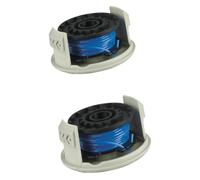 Cubierta de línea de carrete de repuesto for Ryobi RAC124 18V y for Razor OLT/RLT 1830 1831, línea de carrete de bobina de hilo(2PCS)