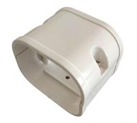 Cubierta de línea de PVC para protección de cableado de CA dividido y central, ofrece resistencia a la intemperie de grado profesional y larga durabilidad (acoplamiento)