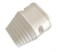 Cubierta de línea de PVC resistente a la intemperie para líneas divididas y centrales de CA diseñada para proteger y ocultar el cableado (tapa final)
