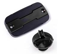 Cubierta De Líquido De Frenos Delantero De Motocicleta Y Protección De Cubierta De Puerto De Llenado De Aceite Para REBEL1100 500 300 CMX 1100 300 500(A set black)