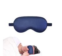 Cubierta de liso de doble cara: una máscara para dormir transpirable hecha de material de seda virtual, diseño de sombreado con correa elástica, cubierta nocturna que no cansará los ojos, si