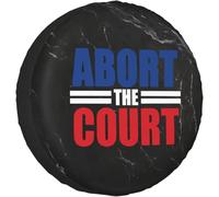 Cubierta De Llanta De Repuesto Abortad Los Derechos Reproductivos del Tribunal A Prueba De Polvo Protector Solar Suave Caso Protector, para SUV, Remolques, Coche, 14in