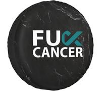 Cubierta De Llanta De Repuesto Que Le Den Al Cáncer De Ovario. Durable con Cordón Cubierta De Rueda, para Camionetas, Vehiculos, Remolques, 16in