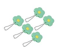 Cubierta de Llave, Cubierta de Protección de Llave de PVC con Forma de Pétalo Reduce el Dolor de Manos Cómodo 5 Piezas para el Hogar(Verde)