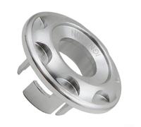 Cubierta de llave de encendido de aluminio para motocicleta eléctrica Dirt Bike Ron S/X Botón de arranque Shell protector resistente al desgaste rojo (plata)