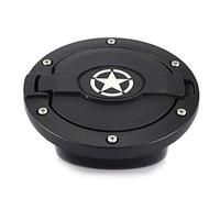 Cubierta de Llenado de de la Tapa de Aceite de Akozon para JK 2007-2017, Tapa de Aleación de Aluminio Estilo Estrella, sin Fugas de Aceite, Instalación Fácil, Ajuste de 2/4 de Puertas