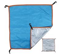 Cubierta de lluvia de carpa, mosca de lluvia para carpa, cubierta impermeable de 22x22 pulgadas se adapta a la lona de tela portátil portátil de 3-4 personas con cinturón y gancho para viajes de camp