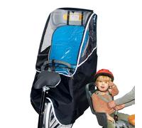 Cubierta De Lluvia Para Asiento De Bicicleta Infantil | Cubierta Para Asiento De Bicicleta Con Ventana Transparente,Protector Plegable Para Lluvia En Desplazamientos Y Actividades