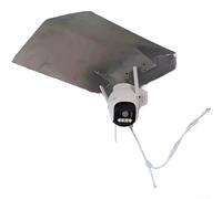Cubierta de lluvia para cámara de acero inoxidable, resistente a la intemperie, cubierta CCTV para exteriores, escudo de cámara de seguridad a prueba de óxido para vigilancia de jardín, soporte de