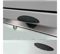 Cubierta de lluvia para cámara trasera de automóvil con tecnología antivaho, diseñada para proporcionar imágenes claras de la cámara trasera y protección contra la lluvia y la nieve (A negro)