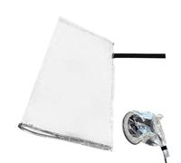 Cubierta de lluvia para cargador de coche eléctrico: carcasa protectora transparente de puerto EV, tira magnética resistente a la intemperie, instalación fácil, estación de coche | Al aire libre