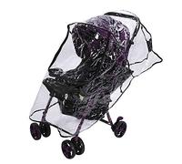 Cubierta de Lluvia para Cochecito, Cubierta de Lluvia de PVC Transparente para Buggy, Protector Universal para Silla de Paseo