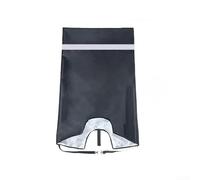 Cubierta de lluvia para sillín trasero de bicicleta para asiento de niño, material impermeable y resistente al polvo 420D, ligero con cierres de cinta y cordón ajustable para un ajuste seguro (tiras