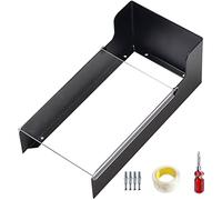 Cubierta De Lluvia para Timbre, chapa laminada en frío Parasol De Metal Exterior Impermeable para CáMara De Video, tapa abatible Cerradura De Puerta, BotóN De Puerta Y Timbre De Puerta, -240x120mm