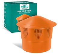 Cubierta De Lluvia Tapa De Ventilación Del Tejado (160 mm | Naranja)