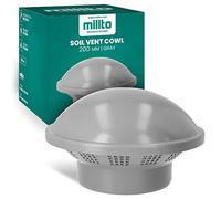 Cubierta De Lluvia Tapa De Ventilación Del Tejado (200 mm | Gris)