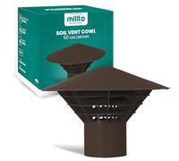 Cubierta De Lluvia Tapa De Ventilación Del Tejado (50 mm | Marrón)