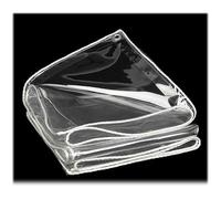 Cubierta de Lona Transparente con Ojales de Metal, Lona de Vidrio Suave antienvejecimiento Impermeable de 0.35 mm de Servicio Pesado para el balcón de Dosel de jardín para el Dosel de jardín