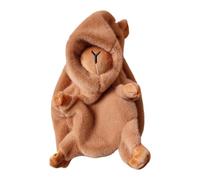 Cubierta de lujos de peluche de capibara, caparazón de juguete de lujoso sin estufa, suministro de manualidades de muñecas blandas hechas a mano para mujeres, adolescentes, adultos, niños, niñas, novi