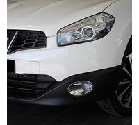 Cubierta de luz antiniebla delantera ABS cromo para Nissan Qashqai + 2 2011 2012 2013 2 piezas/conjunto